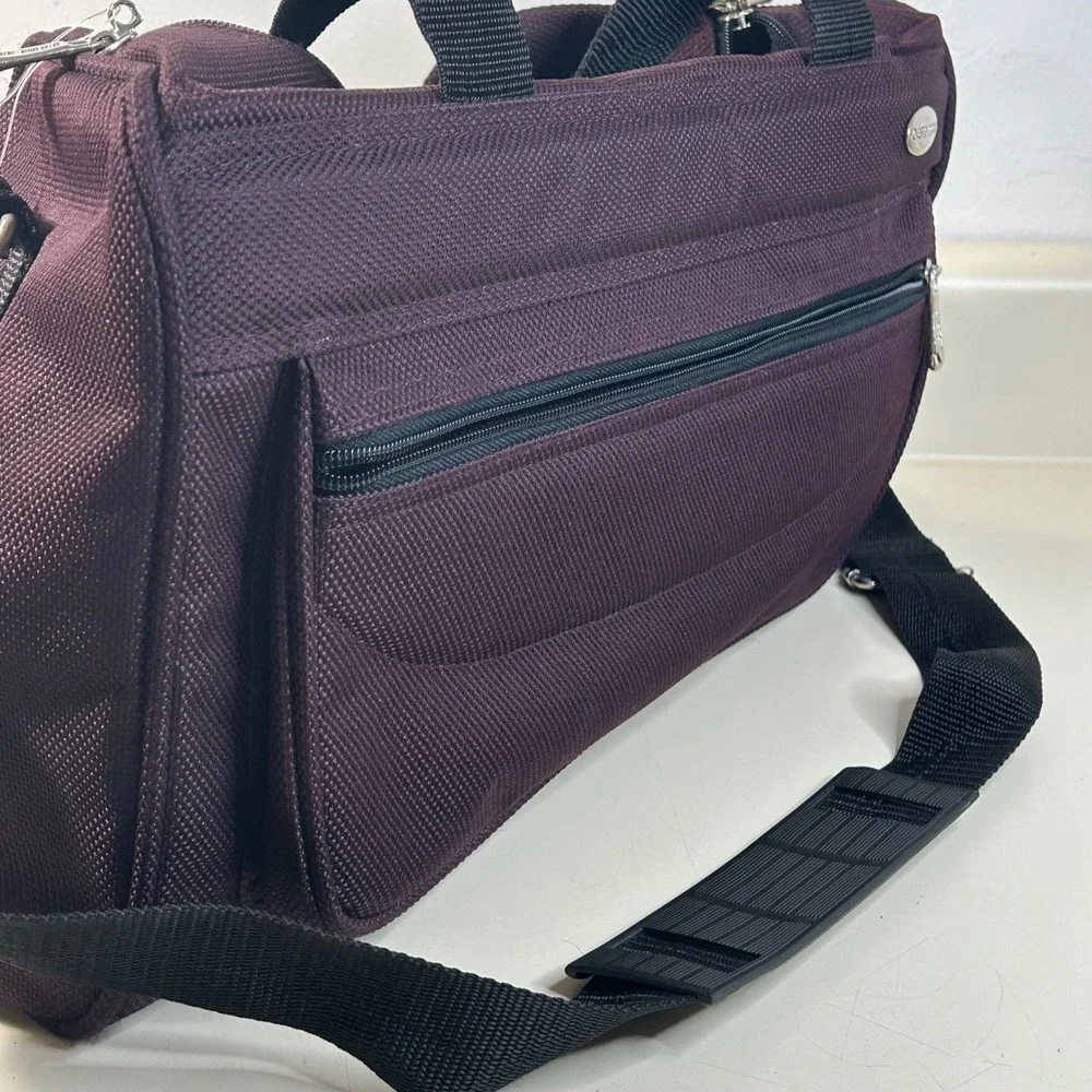 Pierre Cardin Carry-On Travel Bag + Matching Toiletry Bag‎ Set with strap